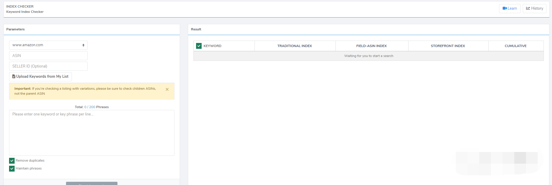 亚马逊关键词收录