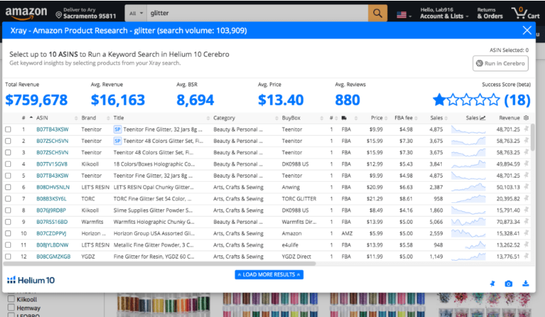 亚马逊产品分析