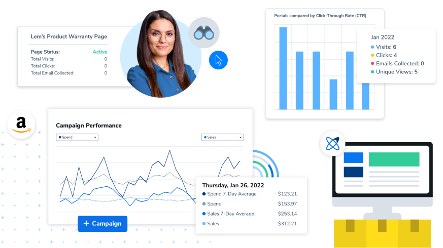 亚马逊、沃尔玛全球电商、TikTok Shop广告管理工具